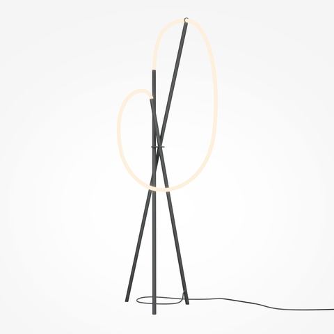 Торшер светодиодный Maytoni Crochet MOD369FL-L36B3K