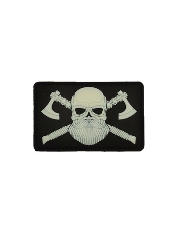 Патч Викинг ПВХ (белый светящийся)