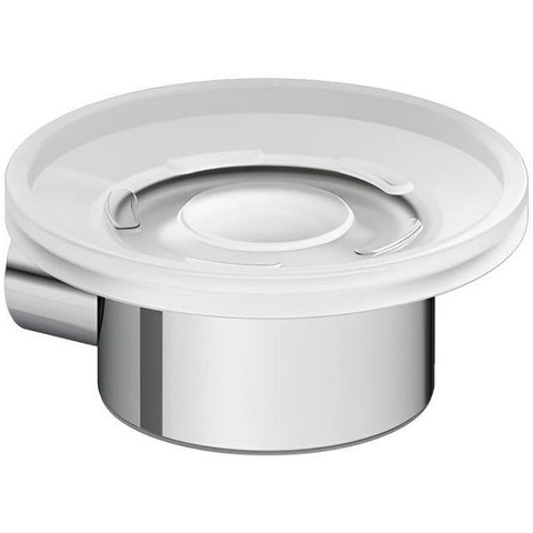 Kludi 5898505 Kludi 58 985 05 Vela R Мыльница настенная, (белое матовое стекло), хром