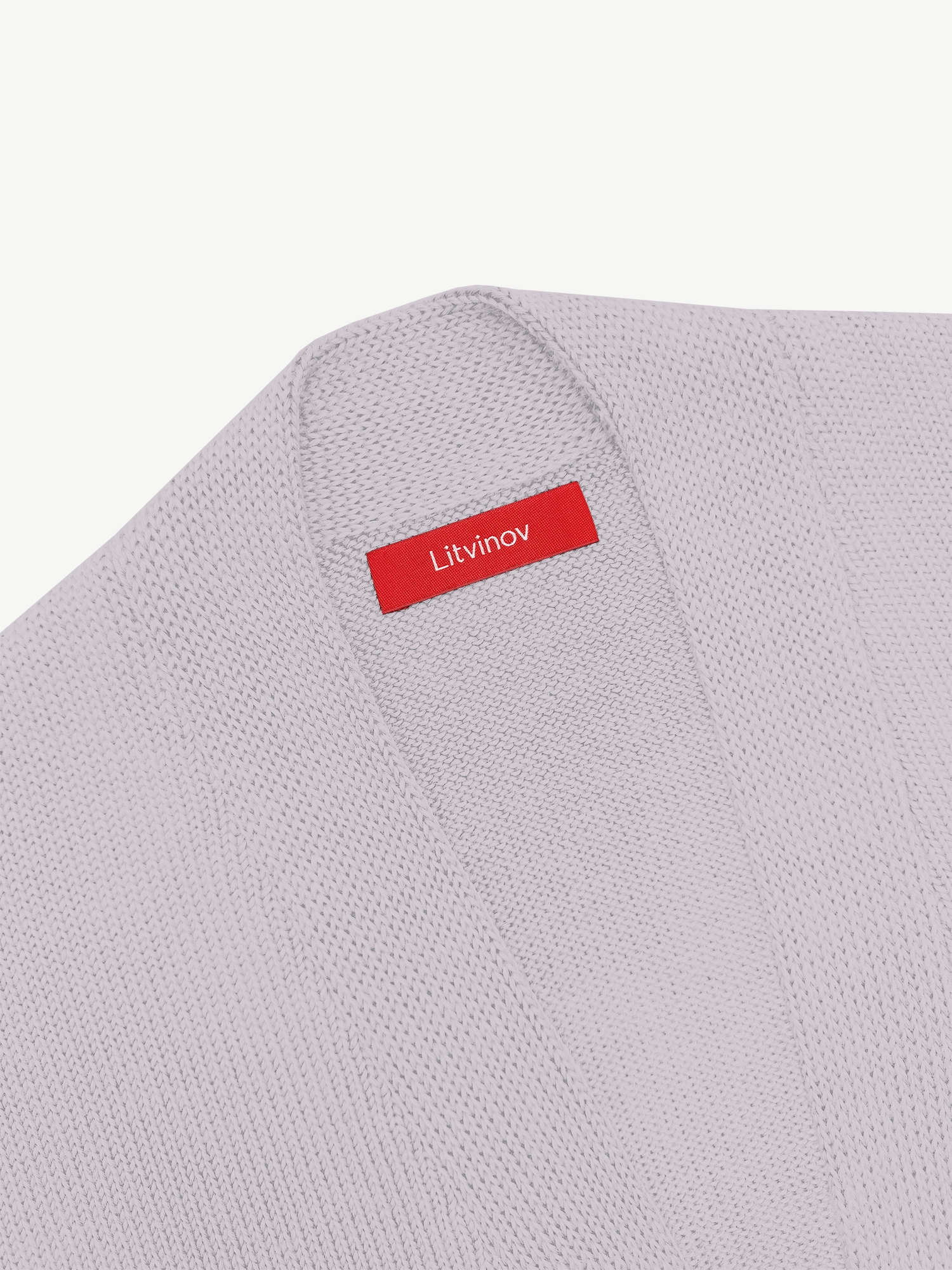 Кардиган с планкой из экохлопка