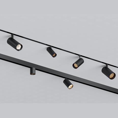 359958 PORT NT25 220 черный Трековый светильник с переключ. цв. темпер. IP20 LED 3000К\4000К\6000К 18W 90-240V VECTOR