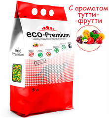 Eco premium наполнитель для кошек древесный тутти-фрутти