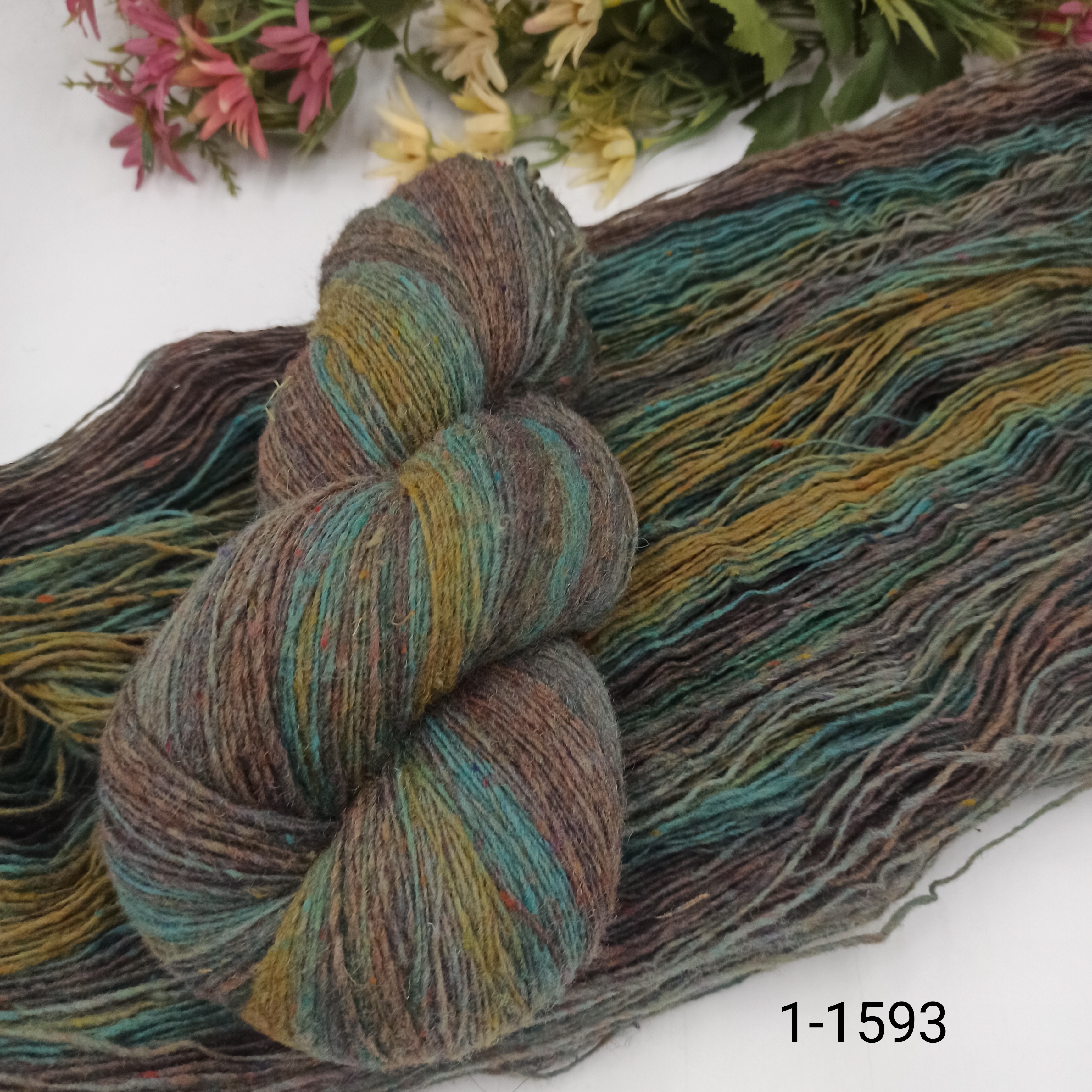 Дундага 6/1 шерсть секционного окрашивания 01-1593 420м/100гр