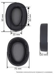 Амбушюры Sony MDR-100ABN, WHH900N