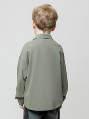 рубашка  для мальчика  КР 302794/хаки 6206 к642