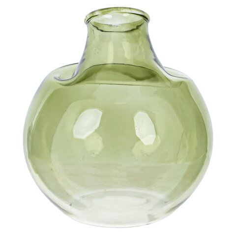 Ваза стеклянная (Высота 9 см) - Зеленый - купить 1