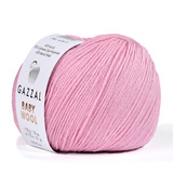 Пряжа Gazzal Baby Wool 845 пудра