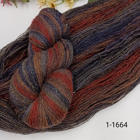 Дундага 6/1 шерсть секционного окрашивания 01-1664 420м/100гр