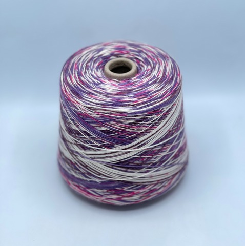 Бобинная пряжа, Calzeteria, 400м. 75% Меринос, 25% Полиамид,Ягодный пломбир, 37580