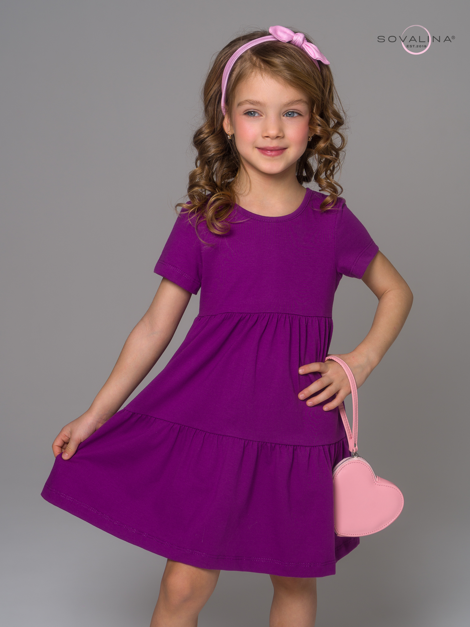 Платье Тия слива new