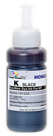 Чернила DCTec водорастворимые PS7510 Black (черный) с дозатором 70 мл