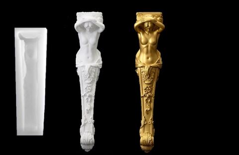 Силиконовый молд № 2076 Капитель