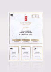 Cell Beauty 4-этапная маска для лица с экзолипосомами -Exoliposome Ultra-Advanced 4 Step Mask Pack Signature