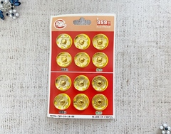 Кнопка пришивная d 1,9 см, золото