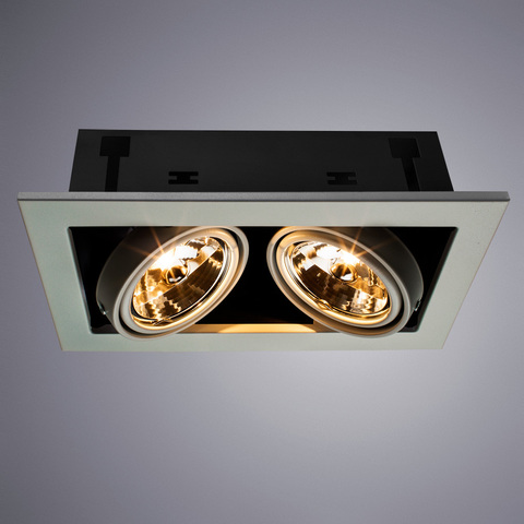 Светильник встраиваемый поворотный Arte Lamp Cardani medio A5930PL-2WH