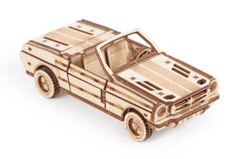 Кабриолет от Wood Trick - Деревянный конструктор, сборная модель, 3D пазл