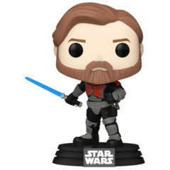 Фигурка Funko POP! Bobble Star Wars Clone Wars Obi-Wan Kenobi Mandalorian Armor (Exc)