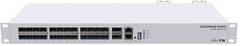 MikroTik Cloud Router Switch 326-24S+2Q+RM with 2 x 40G QSFP+ cages, 24 10G SFP+ cages, 1x LAN port for management, RouterOS L5 or SwitchOS (dual boot), 1U rackmount enclosure, Dual redundant PSU