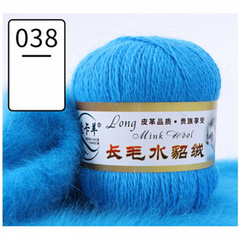 Пряжа "Норка" длинноворсовая, Пух норки-90 % Полиамид-10 %