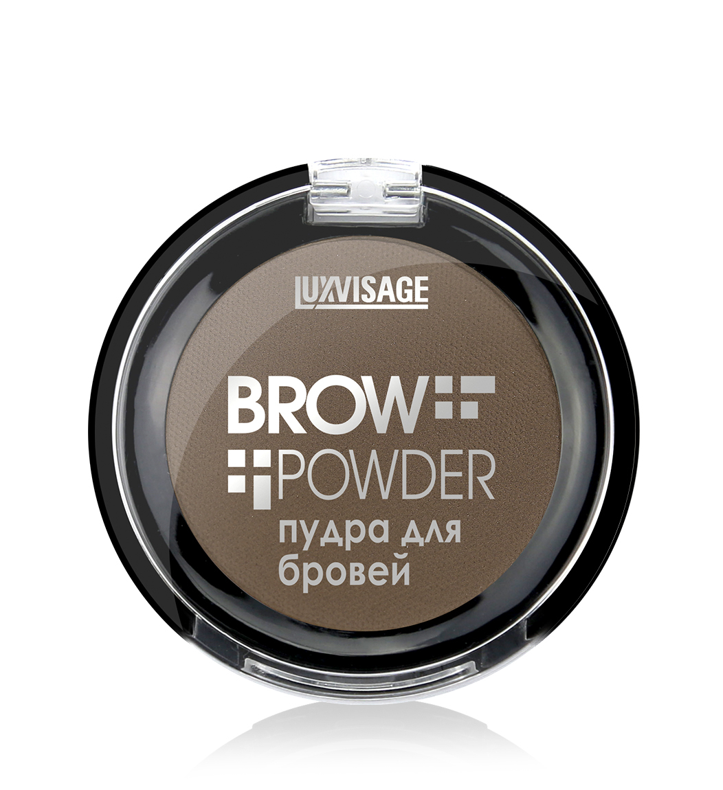 LuxVisage Пудра для бровей  Brow powder тон 3 (grey brow) 1.7г