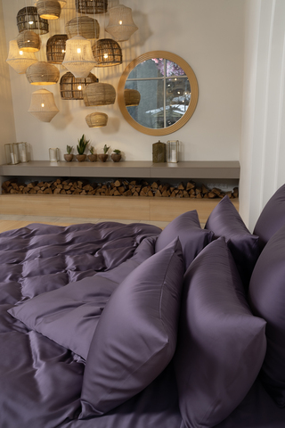 Постельное белье 1.5 спальное German Grass Violet Brilliant фиолетовое