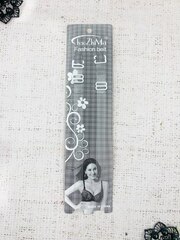 Бретель для бюстгальтера, ш. 1 см, прозрачный матовый