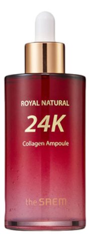 The Saem Royal Natural 24K Collagen Ampoule Сыворотка для лица с золотом и коллагеном