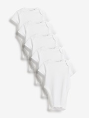 Боди с коротким рукавом для малышей Next T30-040, 5 шт., Белый