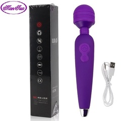 Вибратор клиторальный ManNuo, фиолетовый с коробкой, В1704_USB зарядка