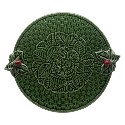 Блюдо для сыра 32см Bordallo Pinheiro Земляника