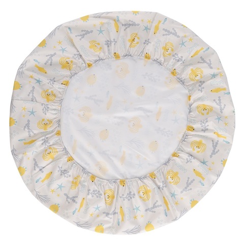 Простыня детская круглая на резинке 75х75х20 Tkano Tiny world Oceania world