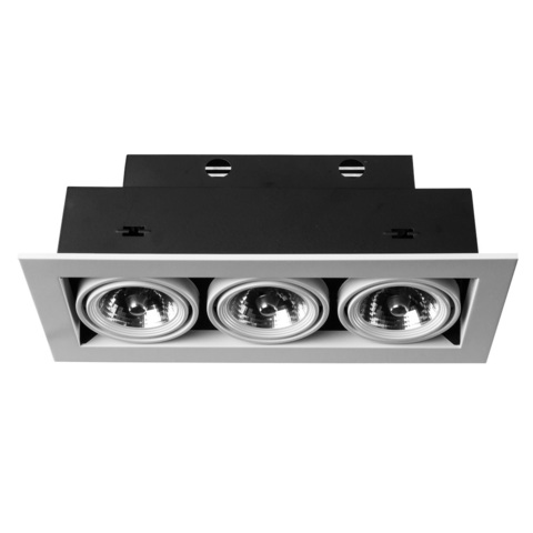 Светильник встраиваемый поворотный Arte Lamp Cardani medio A5930PL-3WH
