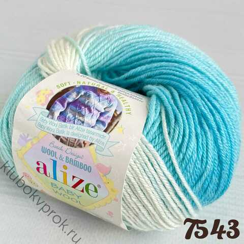 ALIZE BABY WOOL BATIK 7543, Мультиколор