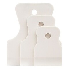 Набор шпателей резиновых угловых белый Парус Biber 35254 130023