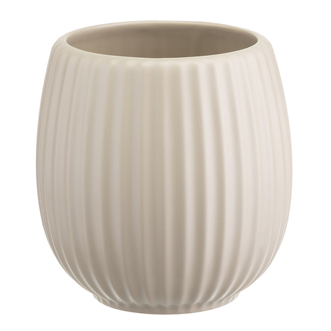 Горшок цветочный 1.2л Tkano Edge кремовый