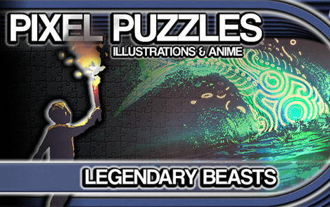 Pixel Puzzles Illustrations & Anime - Jigsaw Pack: Legendary Beasts (для ПК, цифровой код доступа)