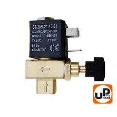 Клапан электромагнитный UNITED PARTS для газовых пушек, 220В, 8bar с регулировкой (ST-20B-21-40)