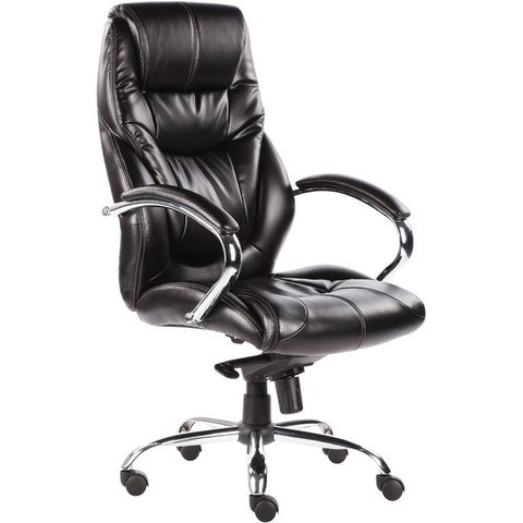 Кресло для руководителя Easy Chair 535 MPU черное (искусственная кожа/металл)
