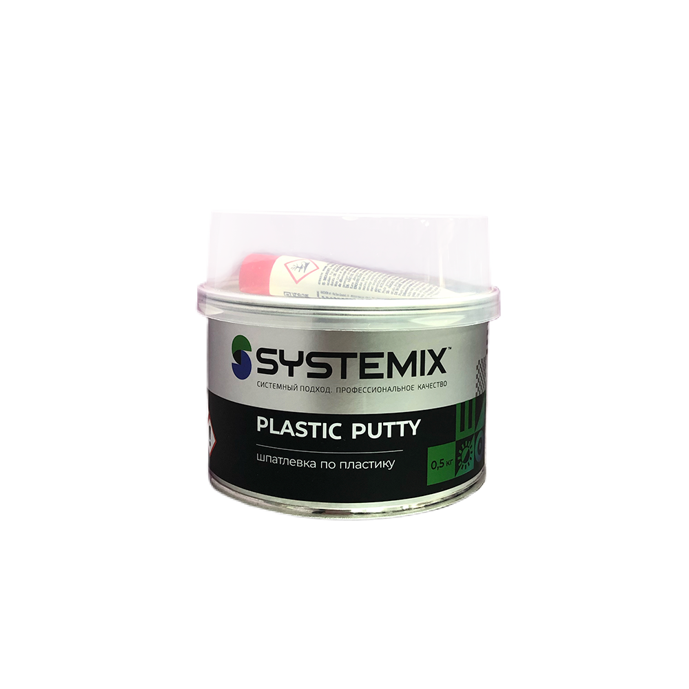 Шпатлевка SYSTEMIX Plastik putty по пластику 0,5кг