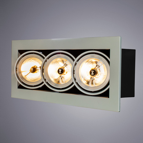 Светильник встраиваемый поворотный Arte Lamp Cardani medio A5930PL-3WH