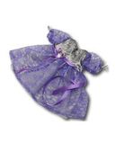 Платье из парчи и гипюра - Фиолетовый. Одежда для кукол, пупсов и мягких игрушек.