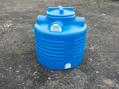 Вертикальная цилиндрическая ёмкость Евролос ВЦЕ 200 200 л. вертикальная (734x734x730см;10кг;Синий) - арт.456158