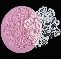 Силиконовый коврик Орнамент Большой цветок