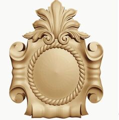 Силиконовый молд № 519 Картуш - рамка