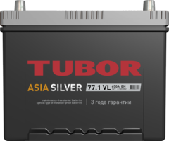 TUBOR Asia SILVER 6СТ-77 аккумулятор