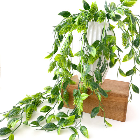 Ампельное растение - искусственная зелень хмель свисающий, 90 см.