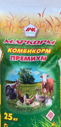 Комбикорм ПК-5-1 старт для цыплят-бройлеров 1-10 дней, ПРЕМИУМ, Маркорм