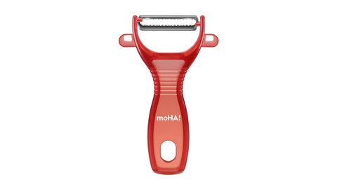 Овощечистка универсальная 13см Moha красная