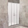 BelBagno UNIQUE-BF-2-150/180-C-Cr Дверь в проём с двумя раздвижными дверьми. Стекло 5 мм, прозрачное, хром