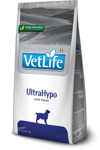 Farmina Vet Life ULTRAHYPO при аллергии, собаки, сухой, рыба рис (12 кг)